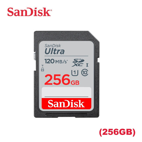 بطاقة ذاكرة SanDisk Ultra (256GB) SDHC 120MB/s