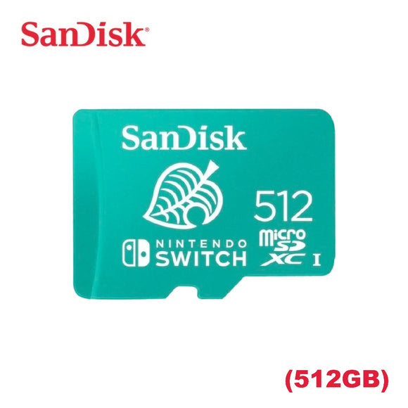 بطاقة ذاكرة SanDisk Nintendo Switch microSDXC (512GB)