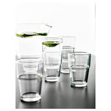 REKO  كأس زجاج شفاف (6 قطع)