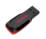 USB 2.0 SanDisk Cruzer Blade  ذاكرة فلاش (128GB)