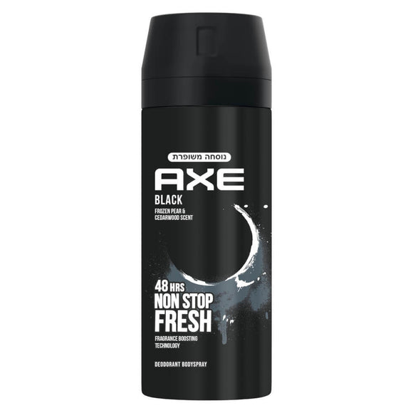 سبراي مزيل لرائحة العرق للرجال من AXE Black non stop fresh(150 مل)