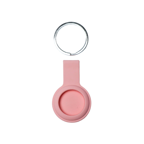ميدالية مفاتيح Airtag من Target باللون الوردي