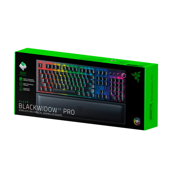 لوحة مفاتيح RAZER BLACKWIDOW V3 PRO (Green Switch)