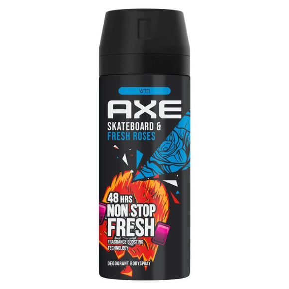 مزيل عرق للرجال AXE Skateboard & Fresh Roses 48 HRS non stop fresh (150 مل)