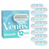 شفرات استبدال حلاقة نسائية Gillette Venus Smooth Razor( 12 شفرة استبدال ) - عجيب
