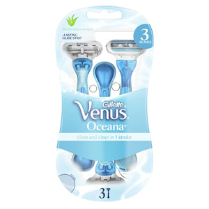 شفرات حلاقة نسائية Gillette Venus Oceana razor  ( 3 قطع)