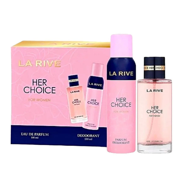 La Rive Her Choice ( EDP 100ML+ Gift DEO 150ML)