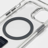 غطاء هاتف Grip Case Matrix  لأجهزة آيفون 15 باللون الشفاف