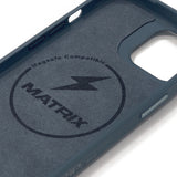 غطاء هاتف Grip Case Matrix  لأجهزة آيفون 15 باللون البترولي