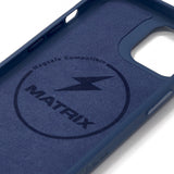 غطاء هاتف Grip Case Matrix  لأجهزة آيفون 15 Pro باللون الكحلي الفاتح