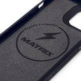 غطاء هاتف Grip Case Matrix  لأجهزة آيفون 15 Pro باللون الأسود