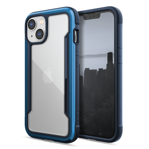 غطاء هاتف X-Doria Raptic Shield  لأجهزة  آيفون 14  باللون الأزرق