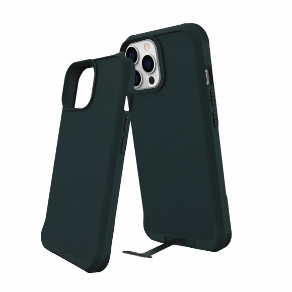 غطاء هاتف Grip Case Matrix  لأجهزة آيفون 15 Pro Max باللون الرمادي