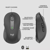 ماوس Logitech M650 بلوتوث باللون الأسود