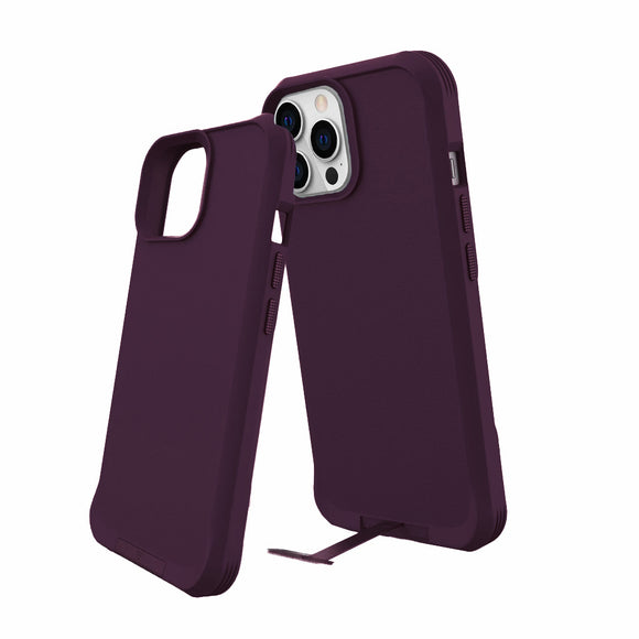 غطاء هاتف Grip Case Matrix  لأجهزة آيفون 15 Pro Max باللون البنفسجي