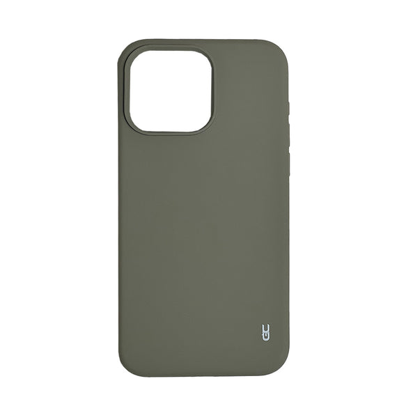 غطاء هاتف Grip Case Soft Magsafe  لأجهزة آيفون 15  Pro باللون الأخضر الغامق