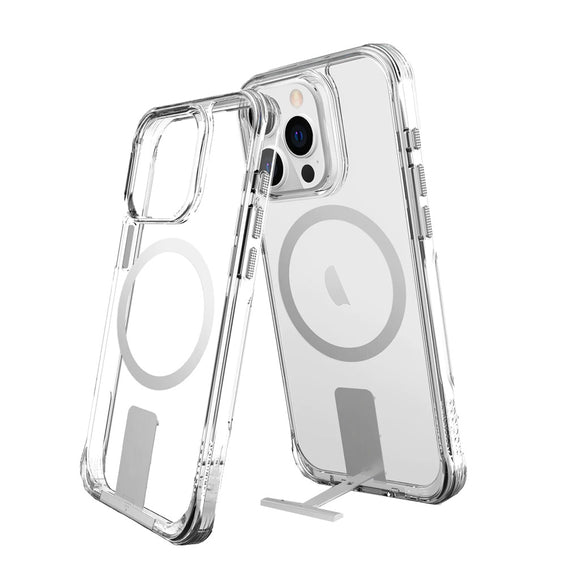 غطاء هاتف Grip Case Matrix  لأجهزة آيفون 15 Pro Max باللون الشفاف