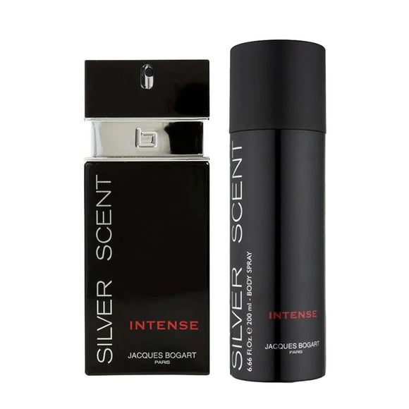 بكج Silver scent Intense (EDT 100ML +  Deo 200 ML)