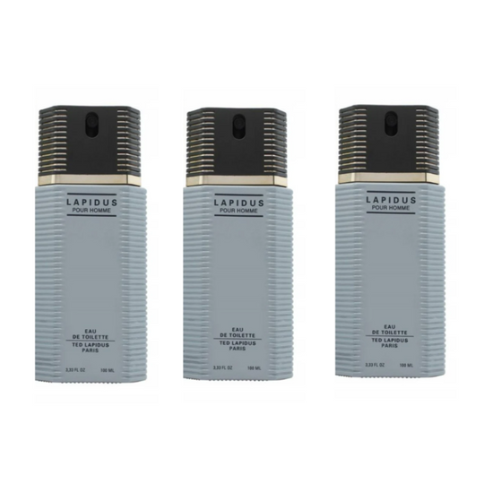 بكج Lapidus Pour Homme EDT (100ml) للتوفير -  3 قطع