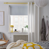 قضيب تعليق للستائر BEKRÄFTA (120-210 سم) باللون الاصفر