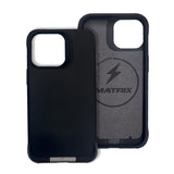 غطاء هاتف Grip Case Matrix  لأجهزة آيفون 15 Pro Max باللون الأسود