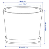 آنية نباتات BRUNBÄR (24 سم)