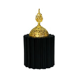 مبخرة باللون الأسود مخططة - عجيب