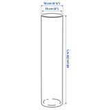 مزهرية زجاجية CYLINDER (68 سم)