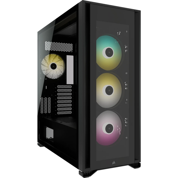 صندوق corsair iCUE 7000X RGB Tempered Glass Full-Tower ATX PC Case اسود