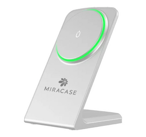 ستاند هاتف محمول للشحن اللاسلكي  MagSafe Miracase (15 واط ) باللون الابيض