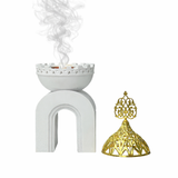 مبخرة باللون الأبيض - عجيب