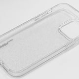 غطاء هاتف Grip Case Crystal Glitter  لأجهزة آيفون 15 Pro Max باللون الأبيض