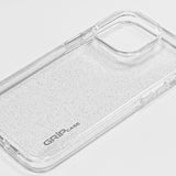 غطاء هاتف Grip Case Crystal Glitter  لأجهزة آيفون 15 Pro Max باللون الأبيض