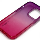 غطاء هاتف Grip Case Crystal Glitter  لأجهزة آيفون 15 Pro باللون البنفسجي والأحمر