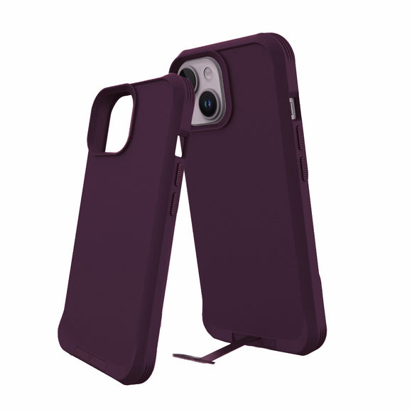 غطاء هاتف Grip Case Matrix  لأجهزة آيفون 15 باللون البنفسجي