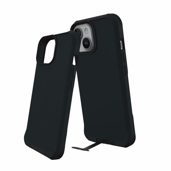 غطاء هاتف Grip Case Matrix  لأجهزة آيفون 15 باللون الأسود