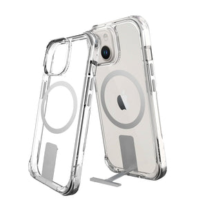 غطاء هاتف Grip Case Matrix  لأجهزة آيفون 15 باللون الشفاف