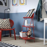 وحدة رفوف منظمةKRÖNIKÖR(91×35×60 سم) باللون الاحمر