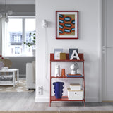 وحدة رفوف منظمةKRÖNIKÖR(91×35×60 سم) باللون الاحمر