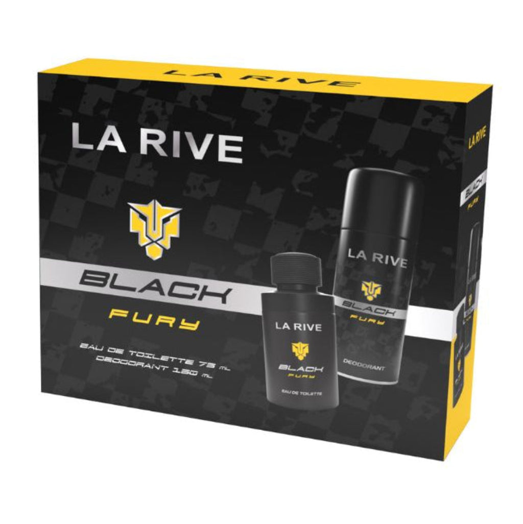 La Rive  Black Fury( EDT 100ml + Deo 150ml)