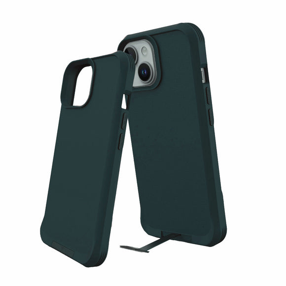 غطاء هاتف Grip Case Matrix  لأجهزة آيفون 15 باللون الرمادي