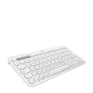 لوحة مفاتيح بلوتوث Logitech K380 لأجهزة Mac Multi Device باللون الأبيض
