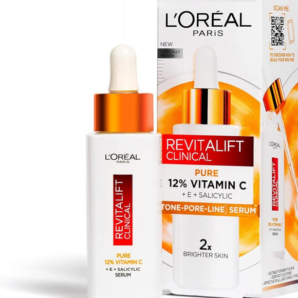 سيروم Loreal Revitalift Clinical Pure Vitamin C  ( 30 مل)