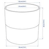 آنية نباتات NYPON (19سم) للاستخدام الداخلي والخارجي