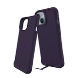 غطاء هاتف Grip Case Matrix  لأجهزة آيفون 15 باللون البنفسجي