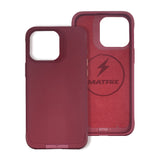 غطاء هاتف Grip Case Matrix  لأجهزة آيفون 15 Pro مع قاعدة مرفقة للجهاز