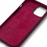 غطاء هاتف Grip Case Soft Magsafe  لأجهزة آيفون 15  باللون البرغندي