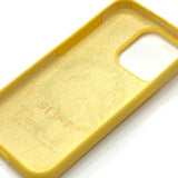 غطاء هاتف Grip Case Soft Magsafe  لأجهزة آيفون 15  Pro باللون الأصفر