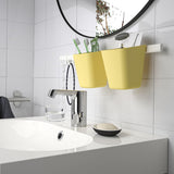 منظم مطبخ بلاستيكي (11×12 سم) باللون الاصفر