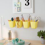 منظم مطبخ بلاستيكي (11×12 سم) باللون الاصفر